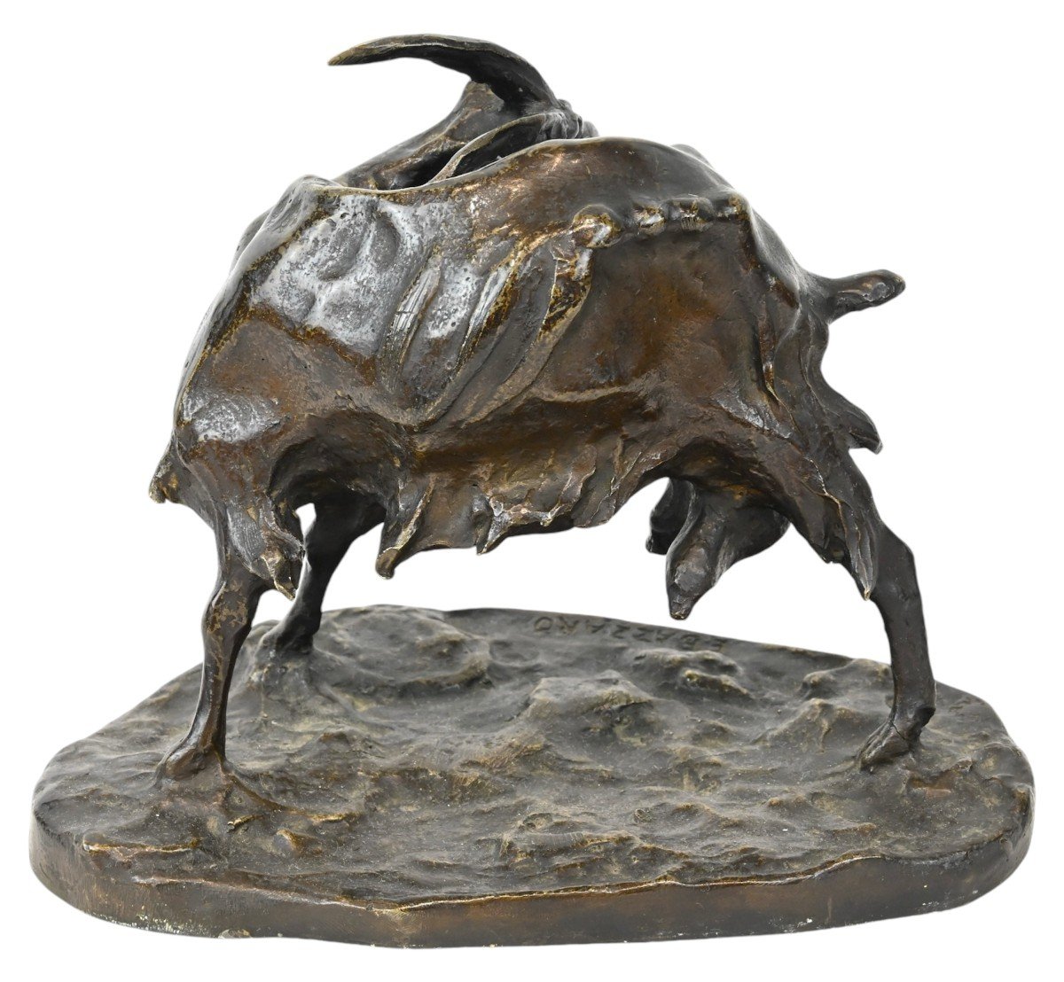 Ernesto Bazzaro - Bronze Goat - Italy Early 20th Century-photo-4